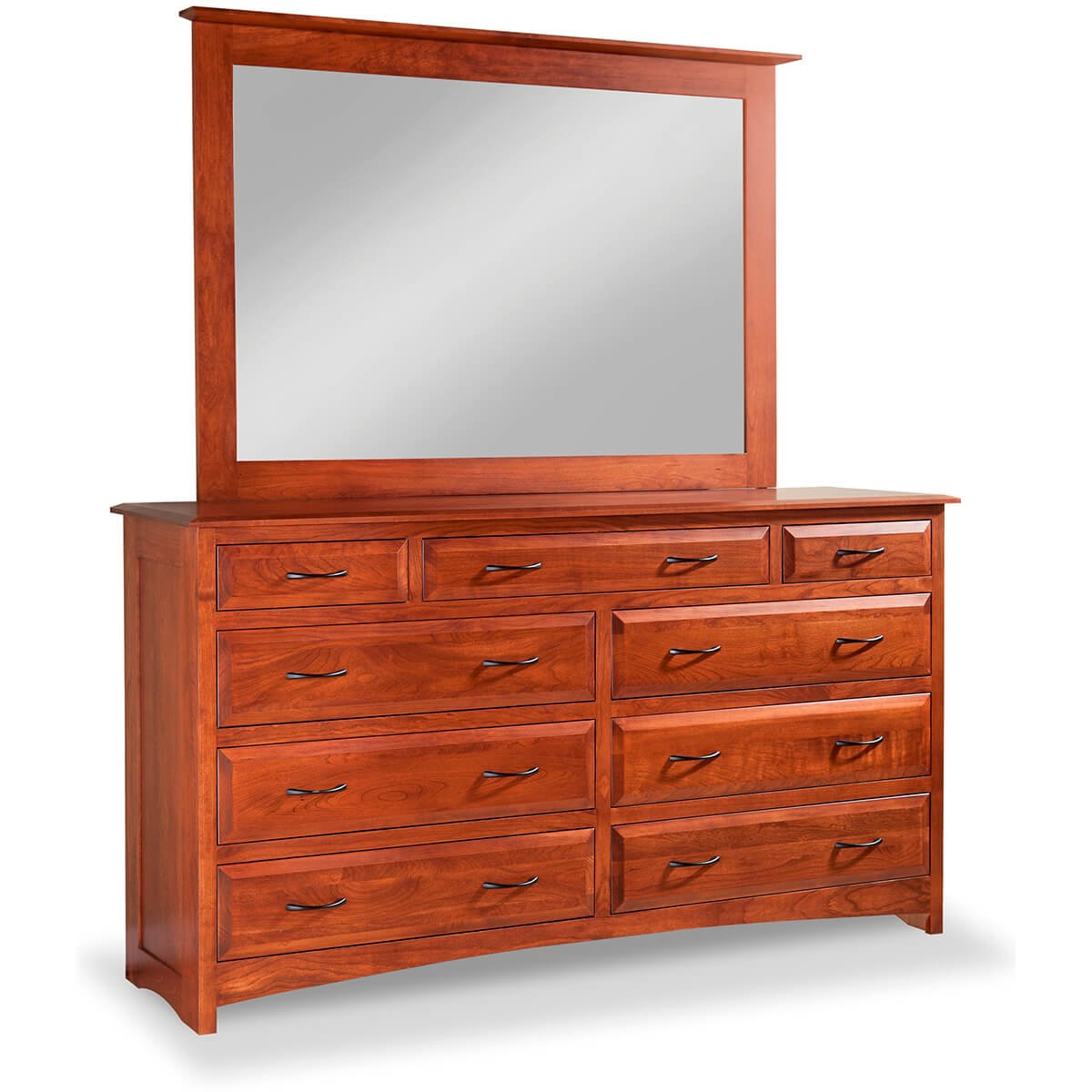 Read more about the article Simplicity 9 Drawer Double Dresser with Mirror