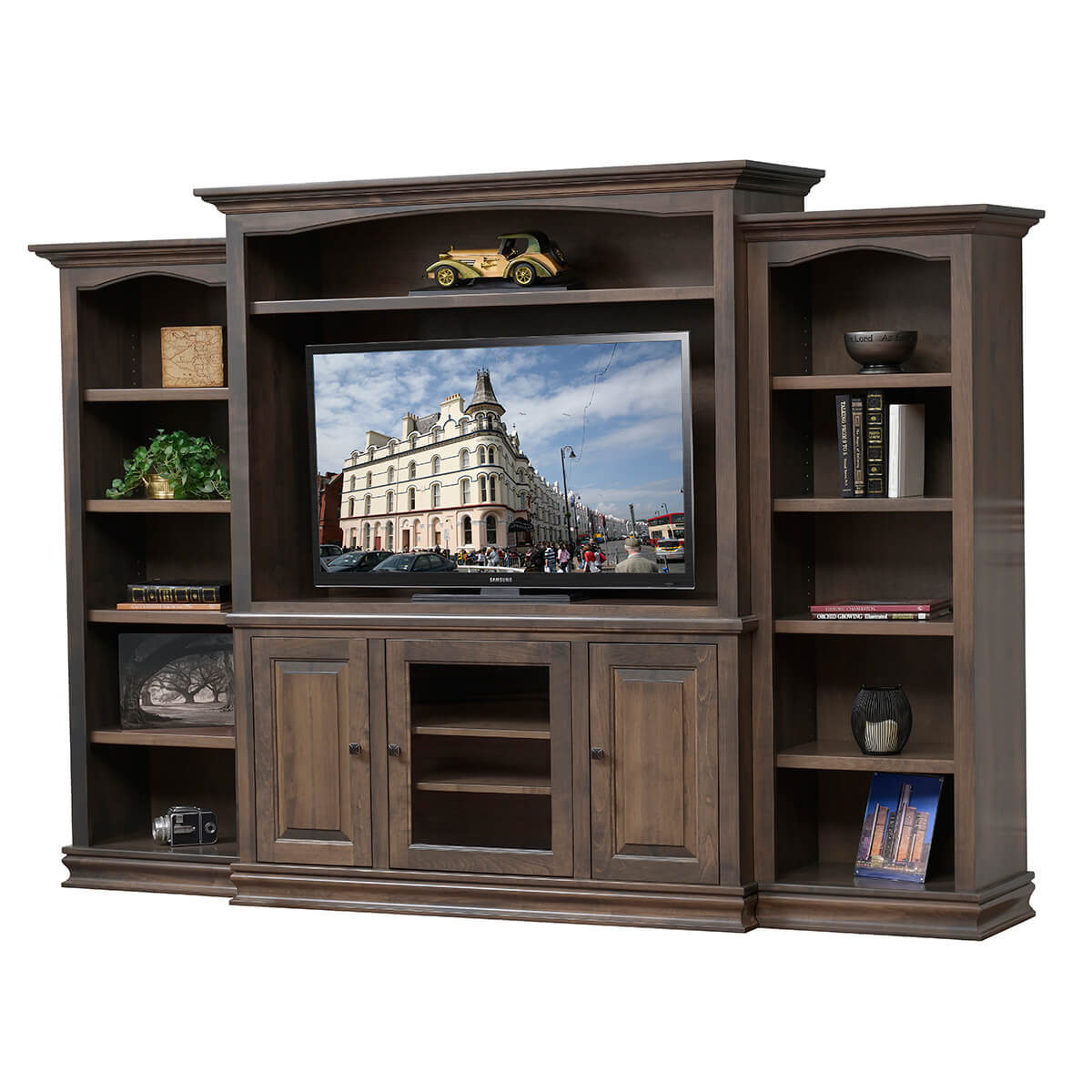 Read more about the article Burlington Entertainment Center with Bookcases