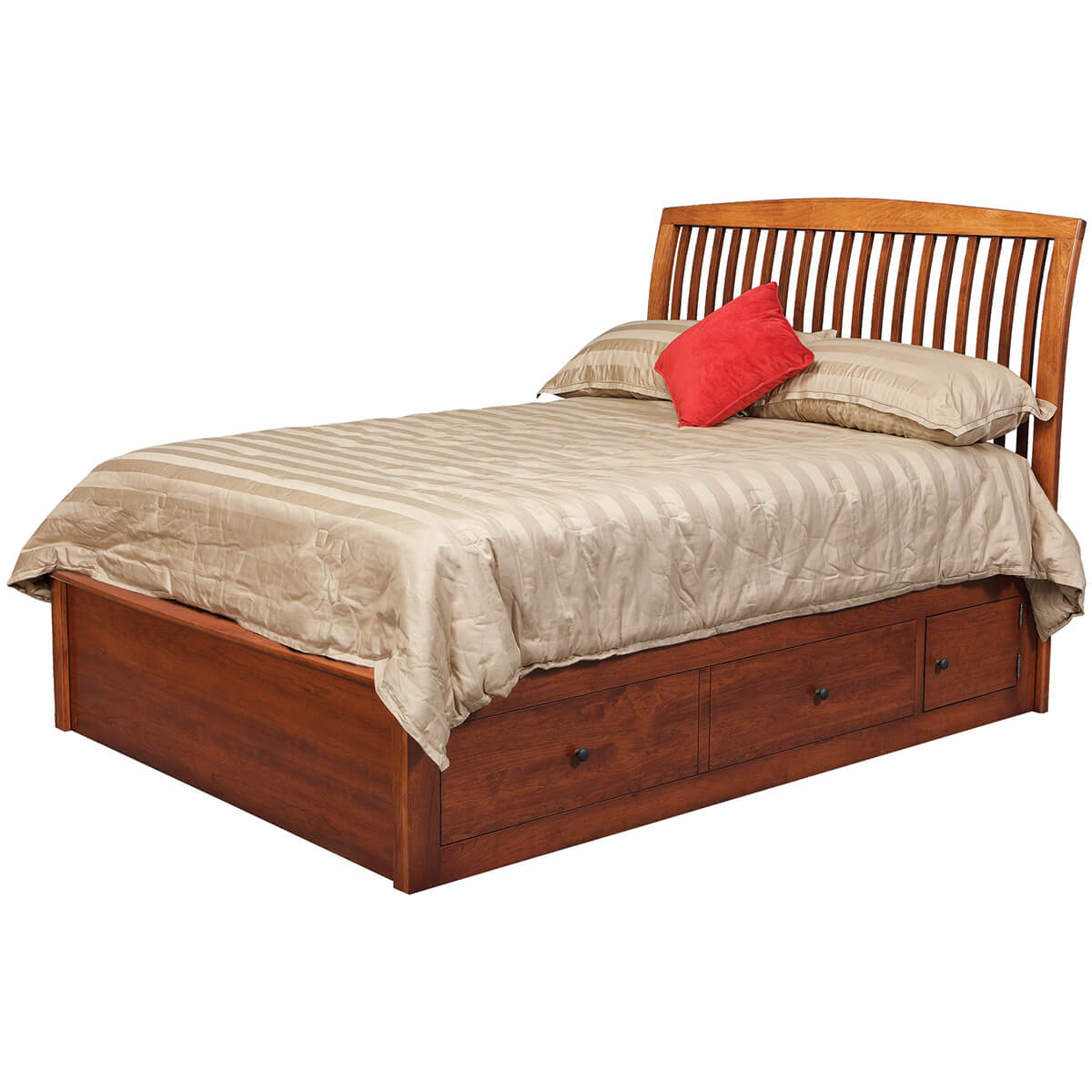 Read more about the article Holmes Pedestal Bed with Drawers