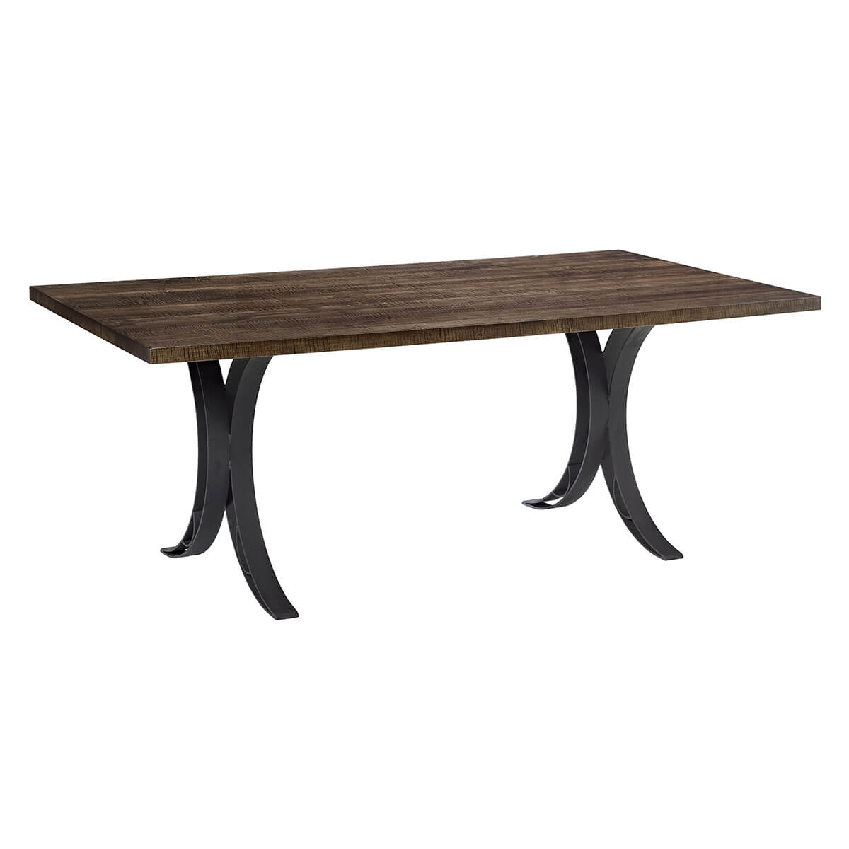 Read more about the article Yosemite Solid Top Dining Table with Double Curved Steel Base