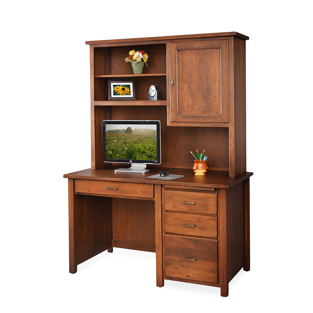 Read more about the article Eshton Computer Desk with CPU Storage and Hutch