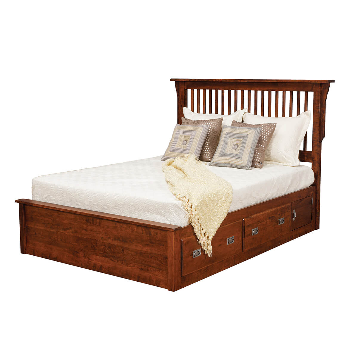 Read more about the article Lewiston Slat Bed with Two Drawers Per Side