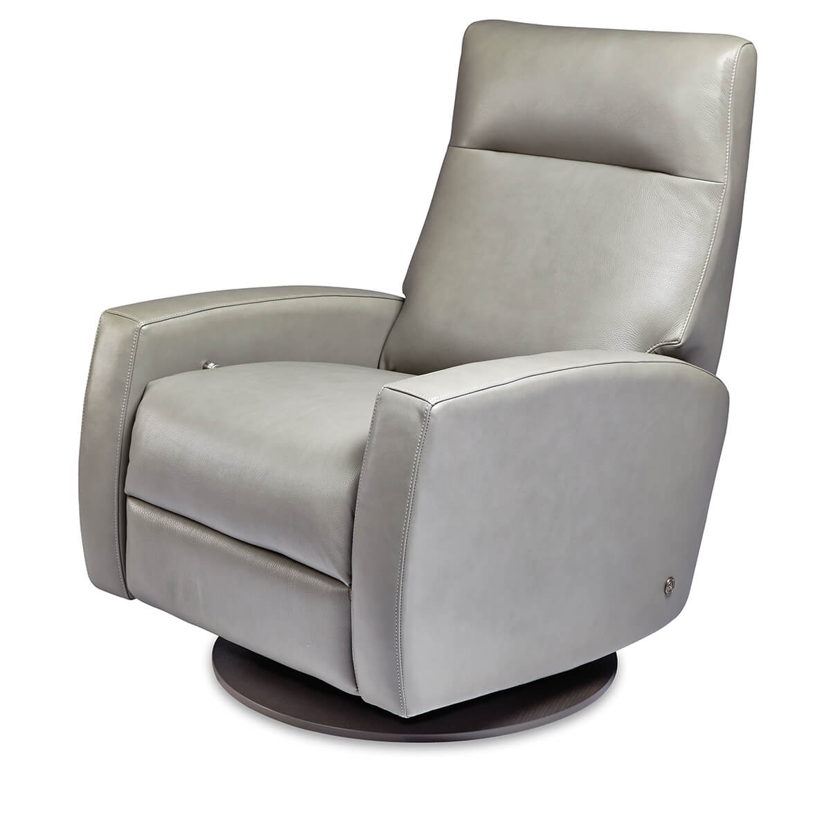 Read more about the article Eva Swivel Recliner – Leather