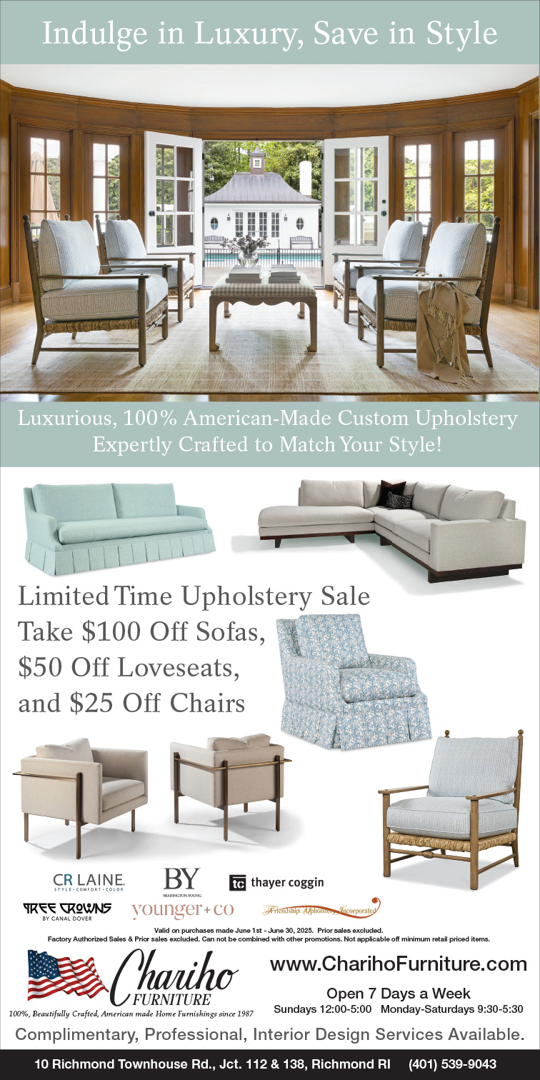 Chariho Furniture June Upholestry Sale