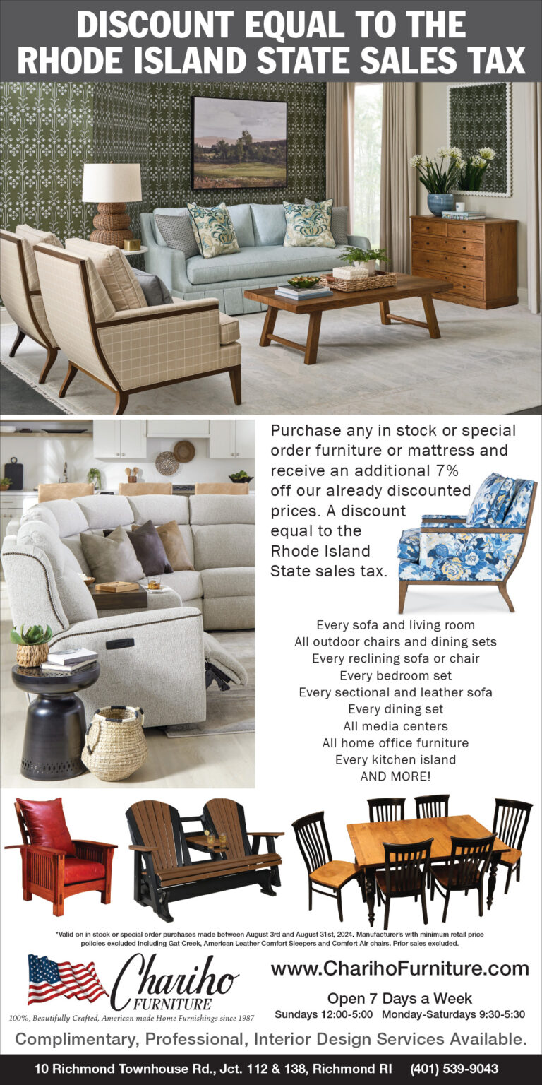 Chariho Furniture August Tax Discount